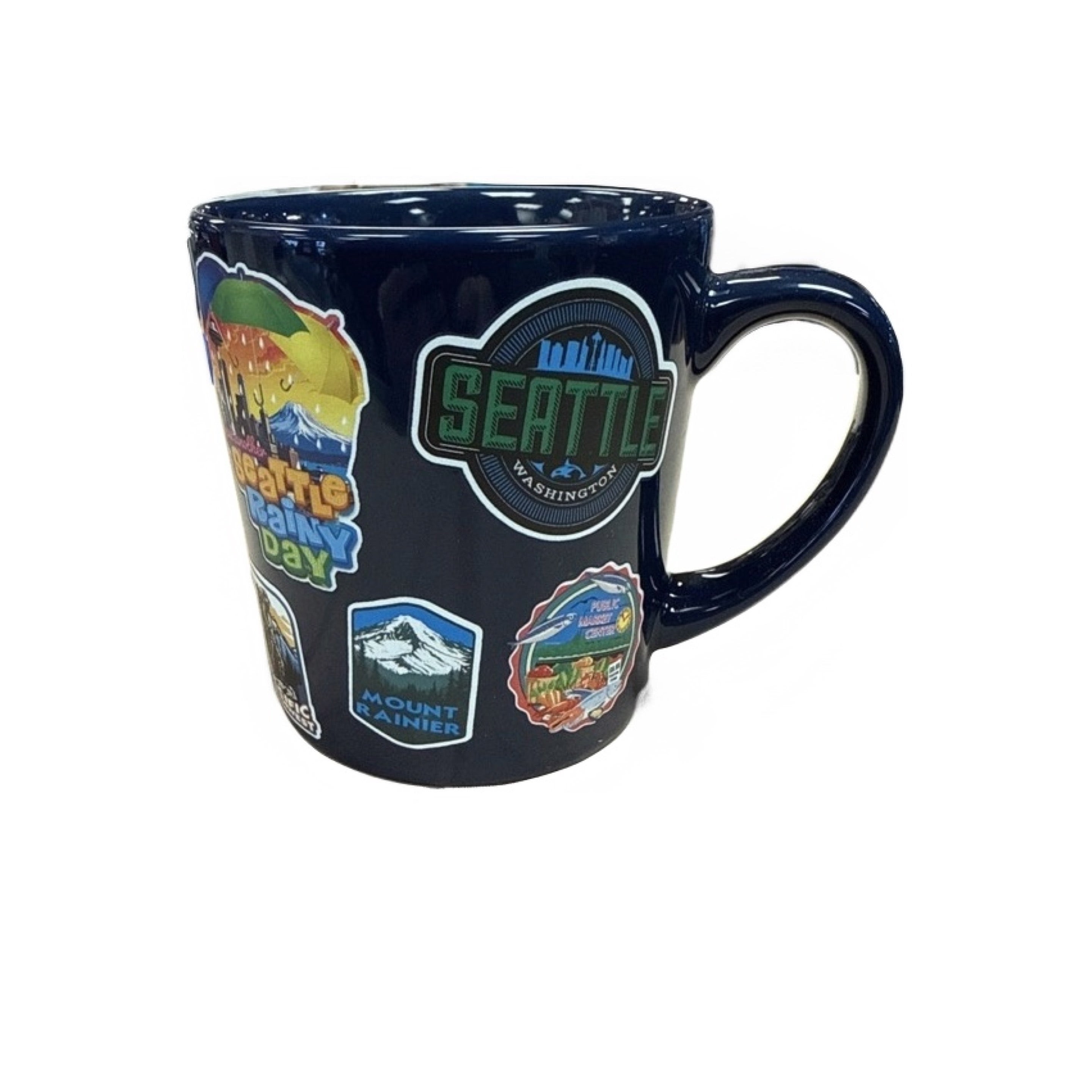 30395 SEA STICKER 16OZ TAPER MUG