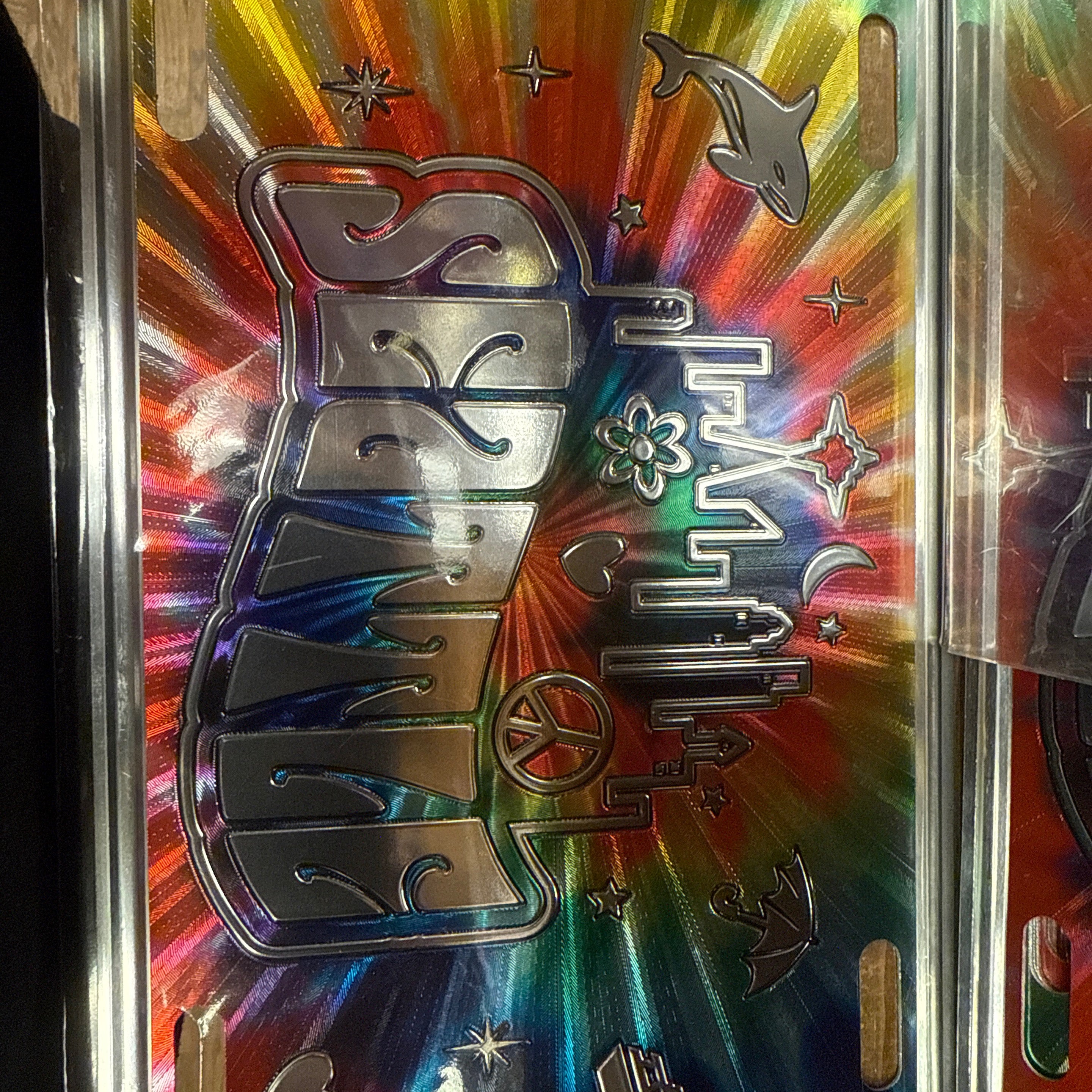 40095 tie dye license plate