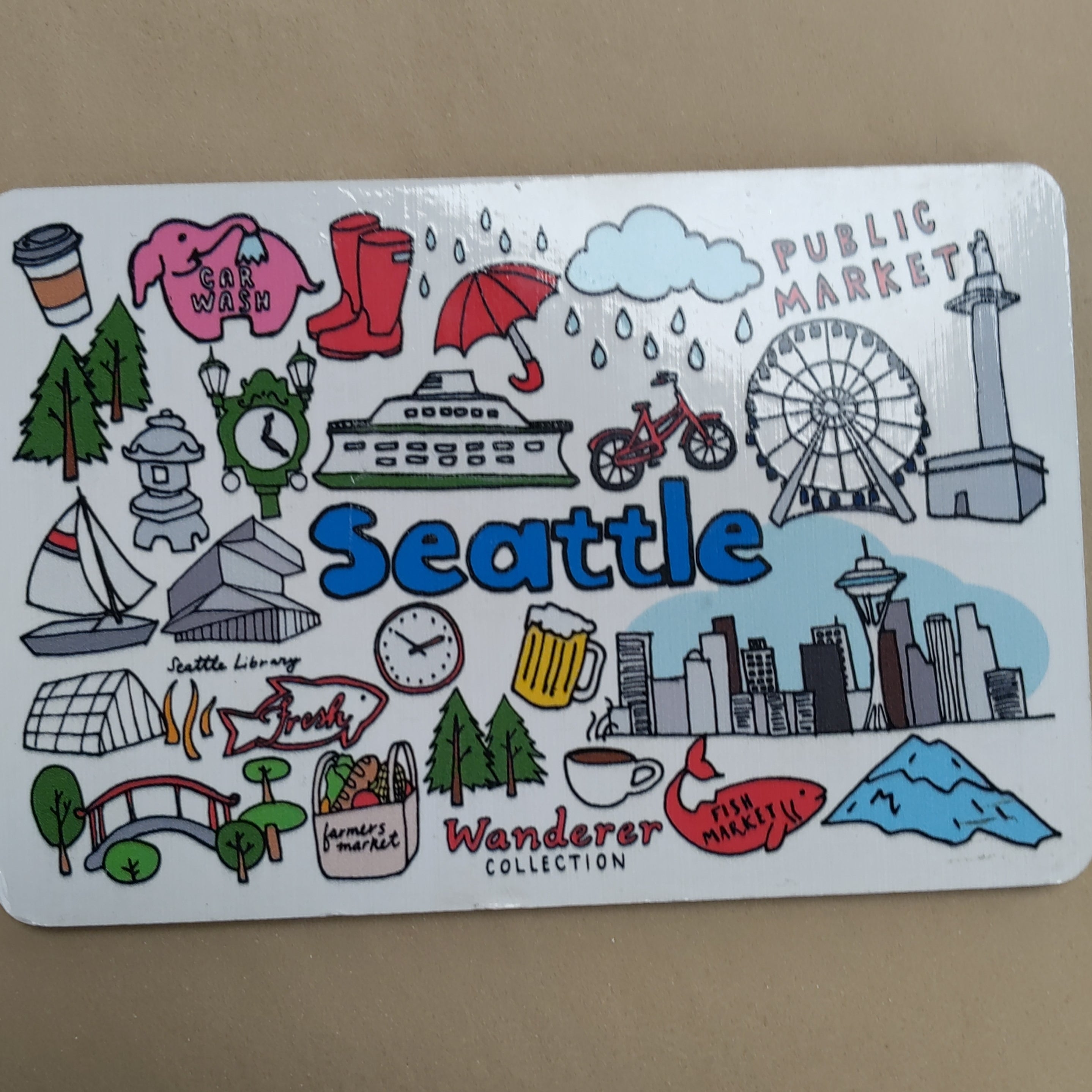Seattle icon wanderer magnet