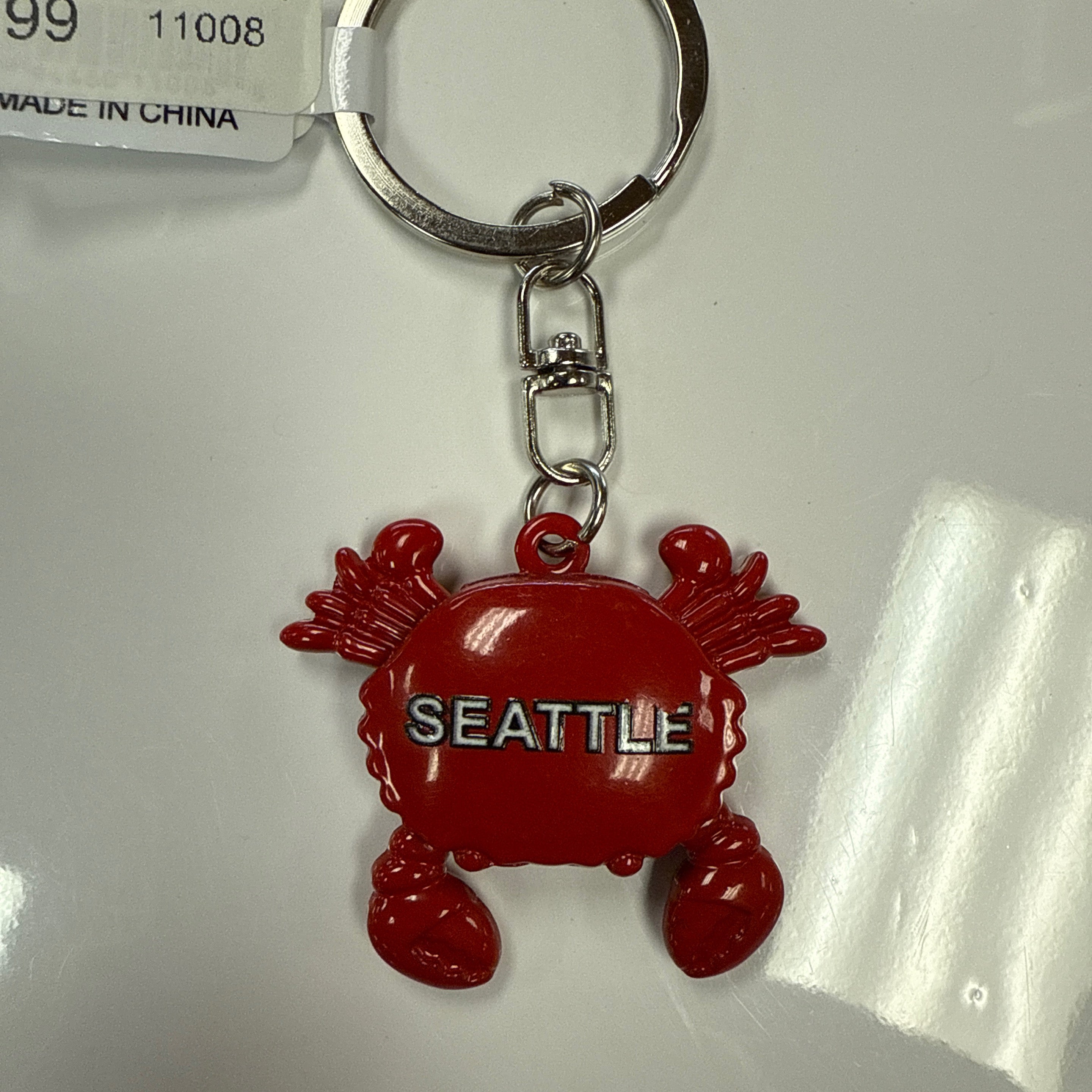 11008 Sea Red Crab Key Chain