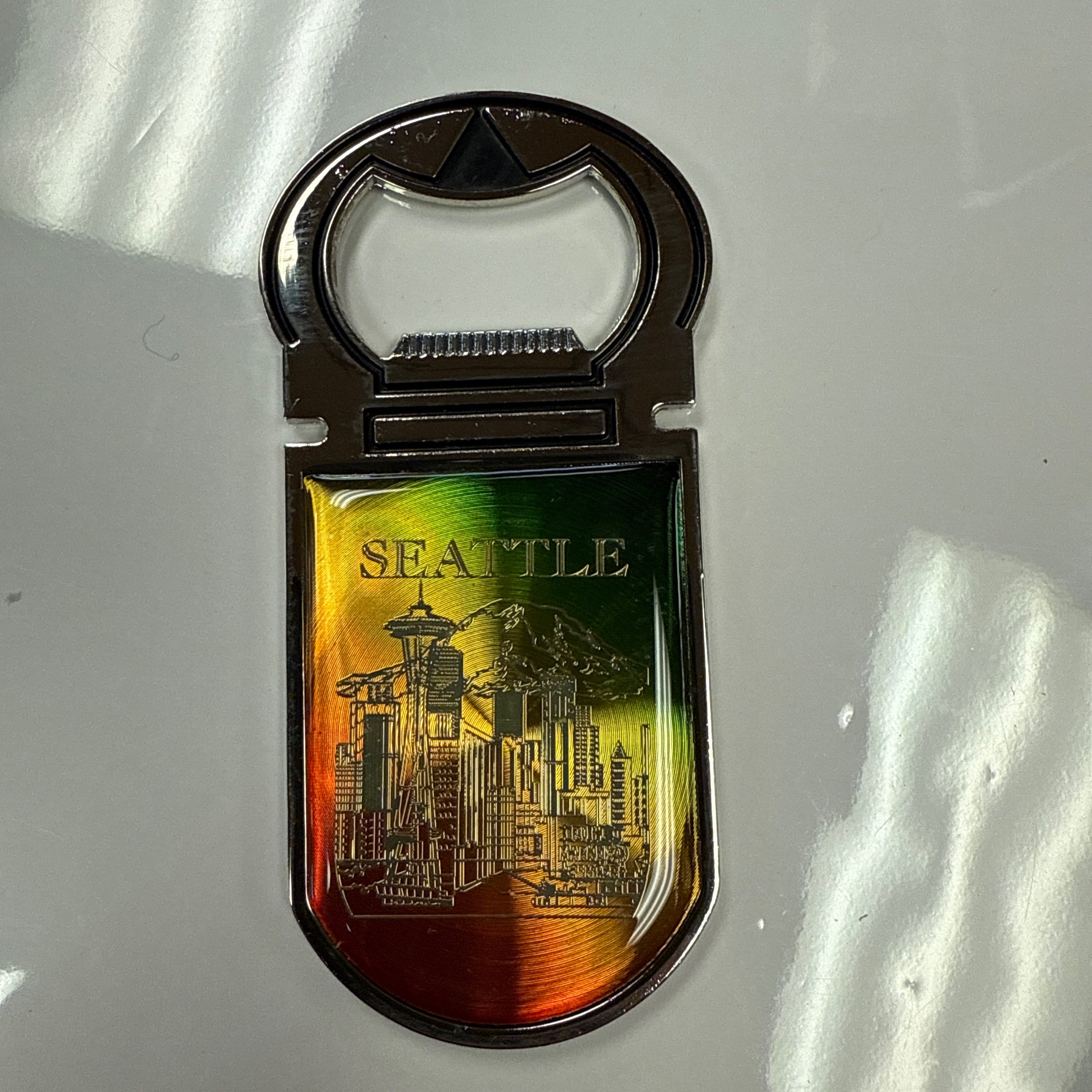 22289 Sea Shieldshape Opener Magnet Color