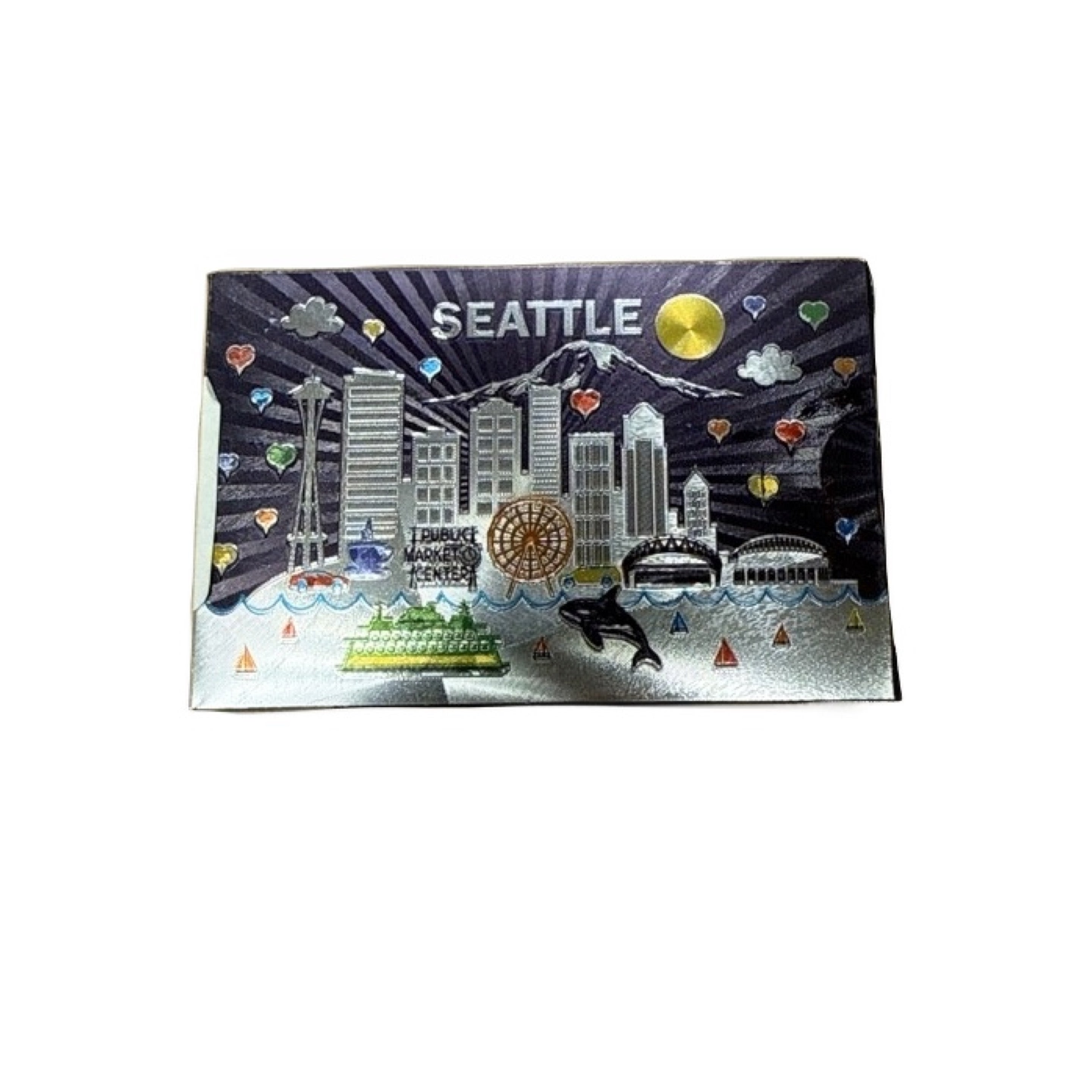 64007 Midnight Shiny Playing Cards