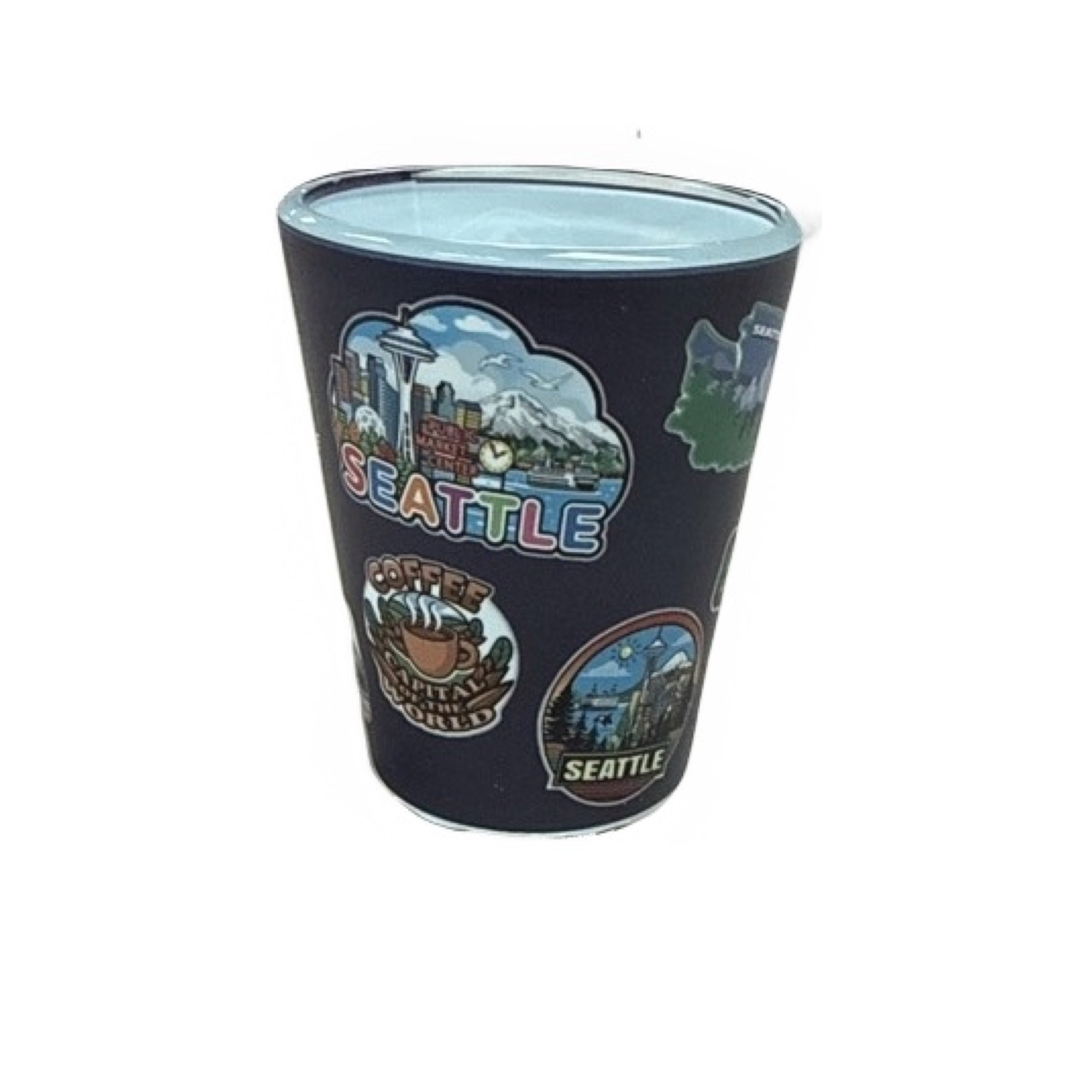 30392 SEA STICKER 1.5OZ SHOT GLASS