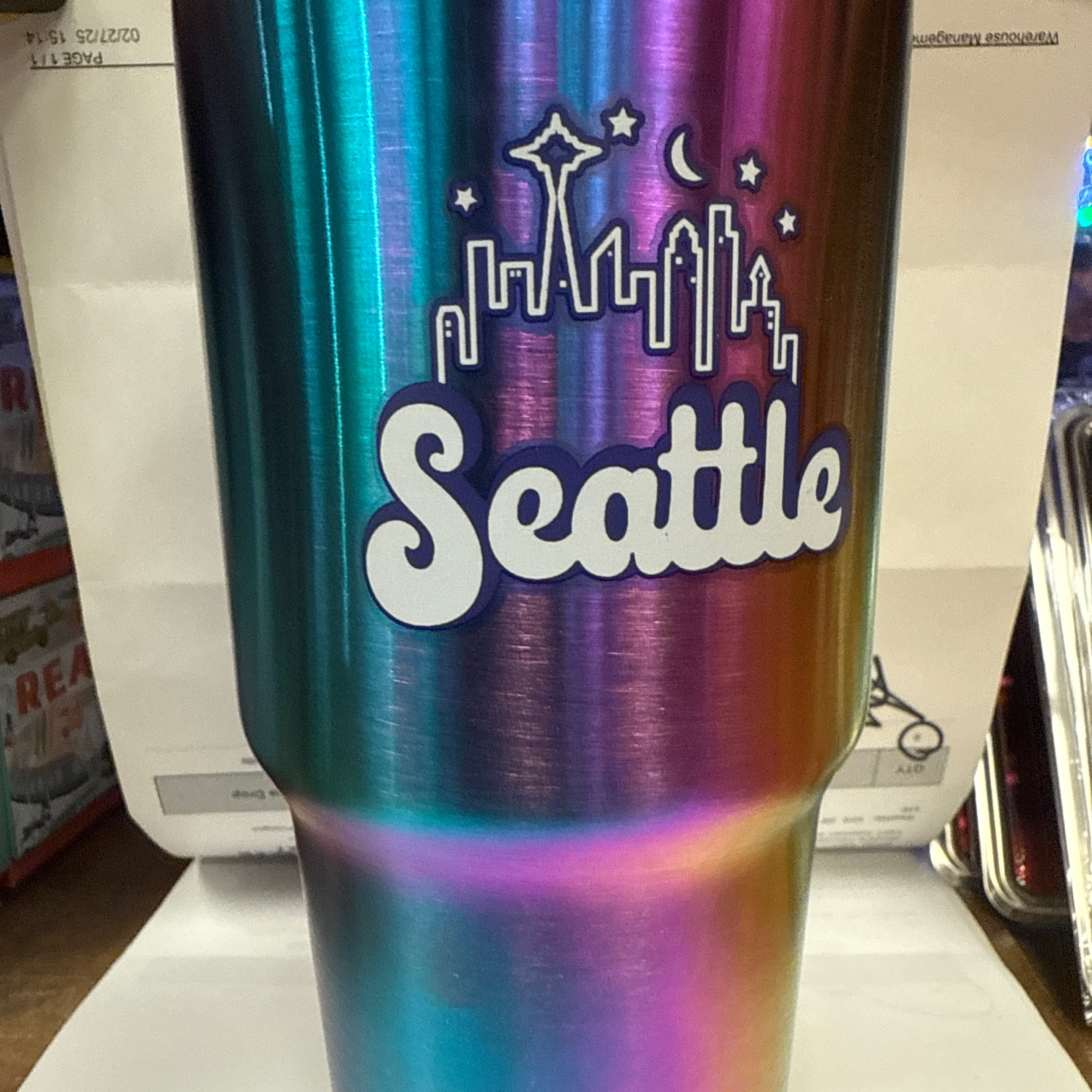 40038 Sea Color Burst 30 oz tumbler