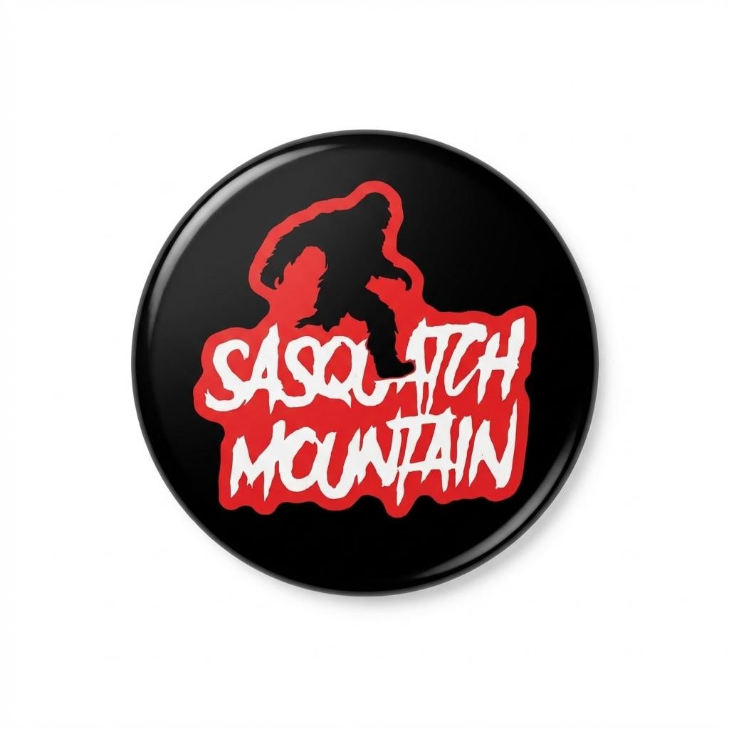 Sasquatch Mountain Circle Pin