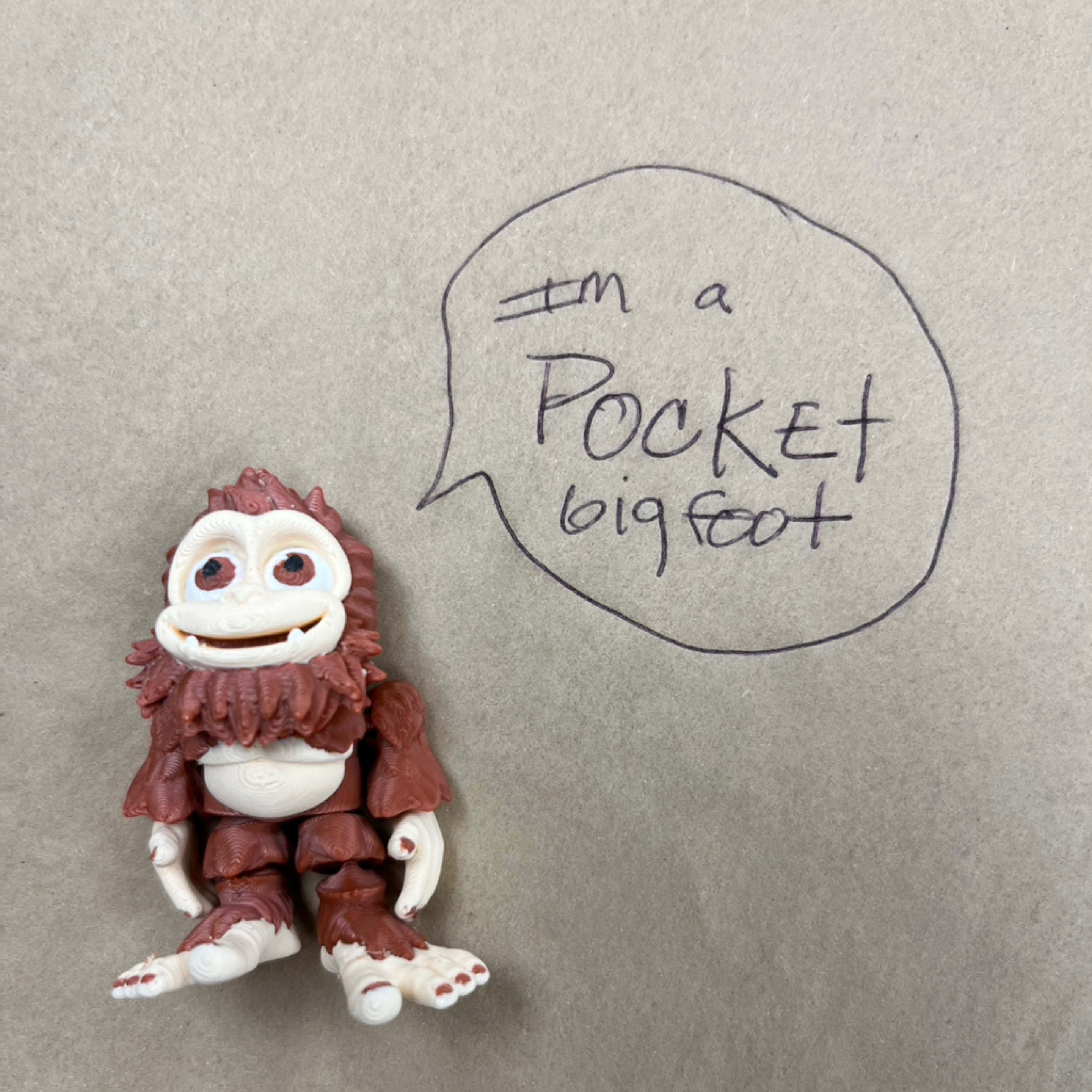 Pocket Bigfoot by Bippits