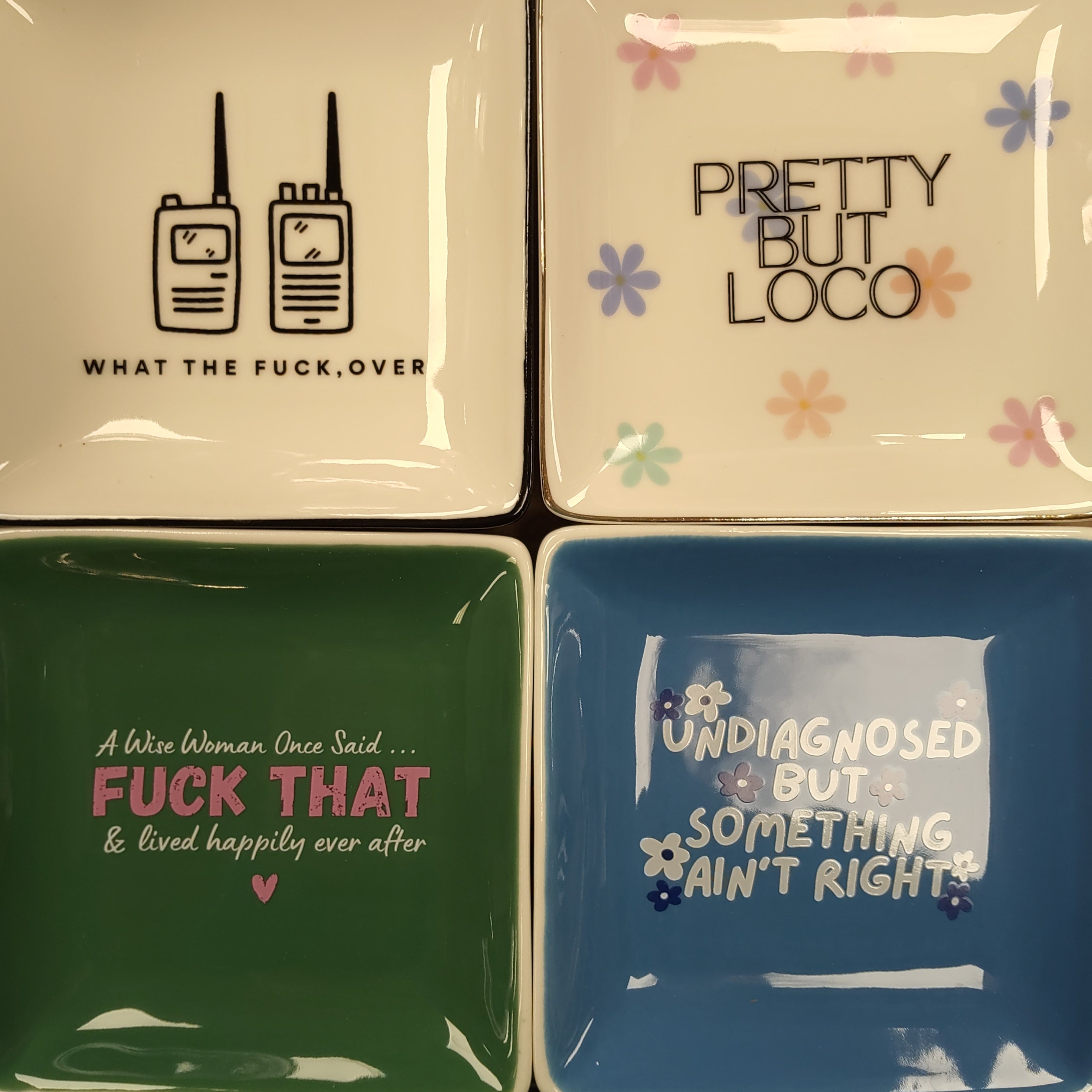 Pretty But Loco Trinket Tray