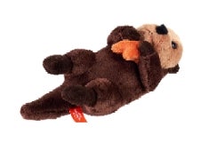 Wild Republic Pocketkins Eco Sea Otter, Stuffed Animal, 5 Inches, Plush Toy, Made from Recycled Materials