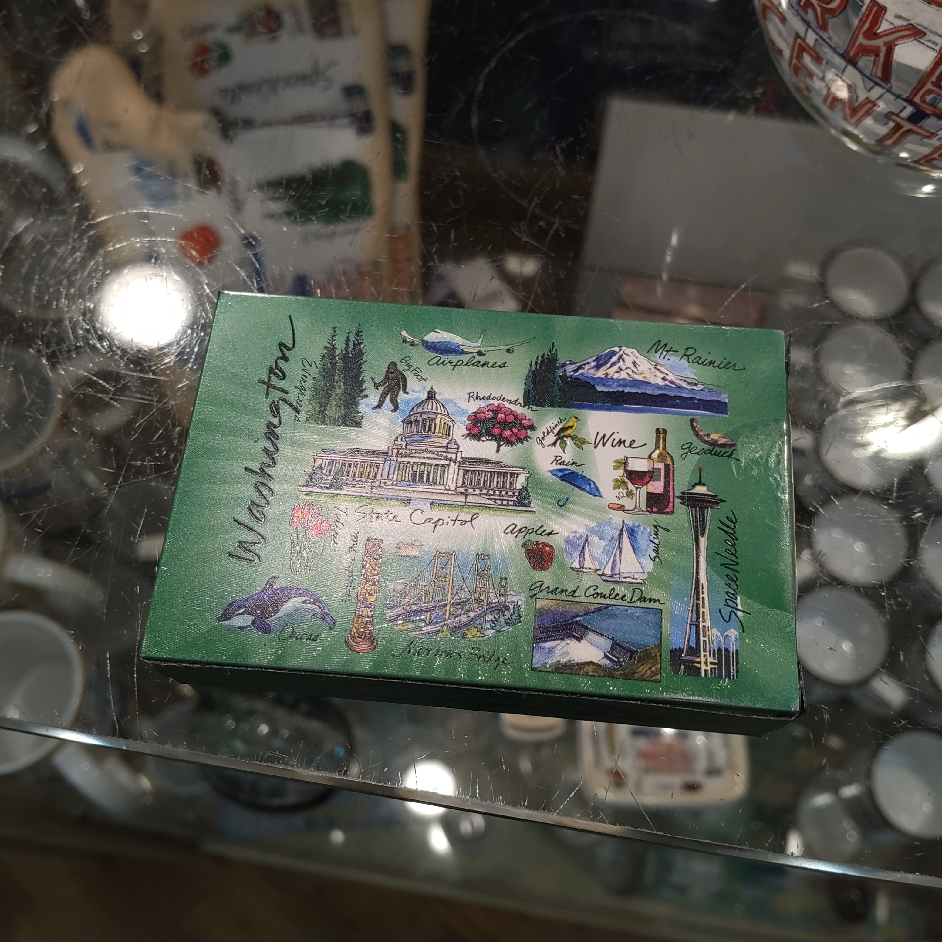 40009 Wa Icons foil playing Cards