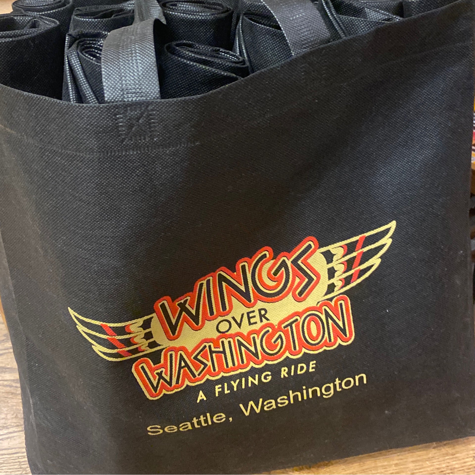 Black Wow Reusable Bag