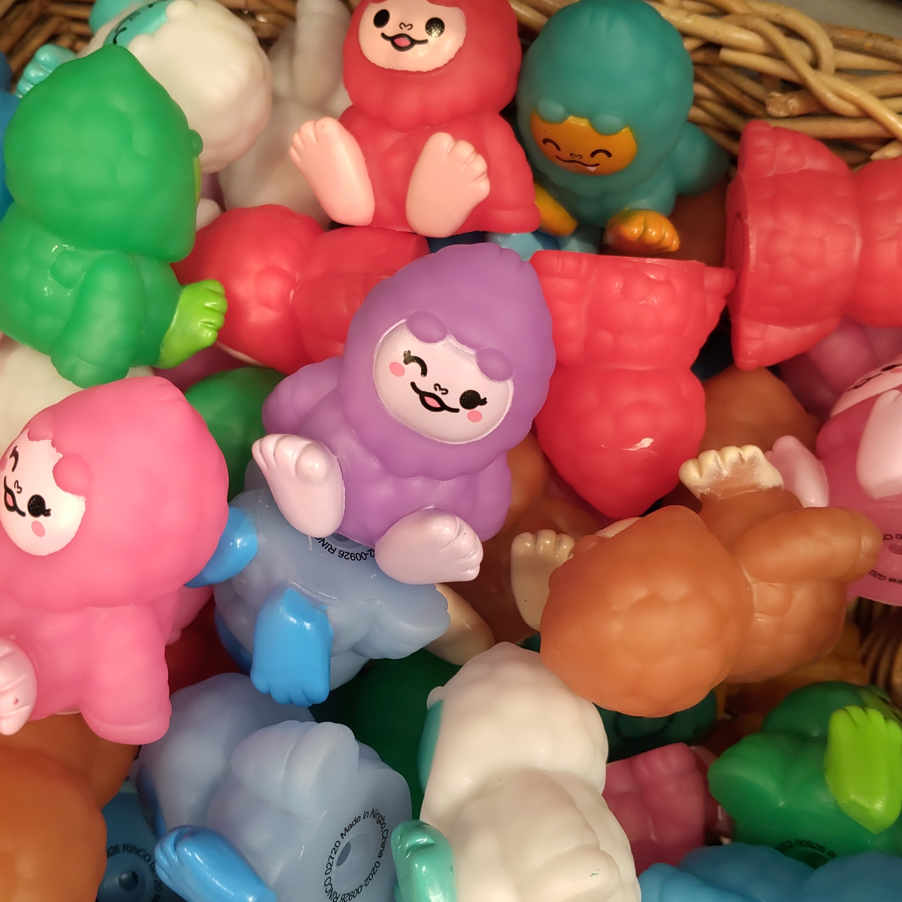 Bigfoot Multi Color rubber toys