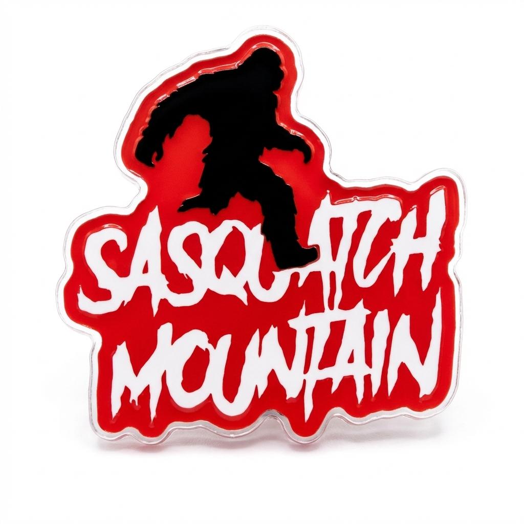 Sasquatch Mountain Enamel Pin