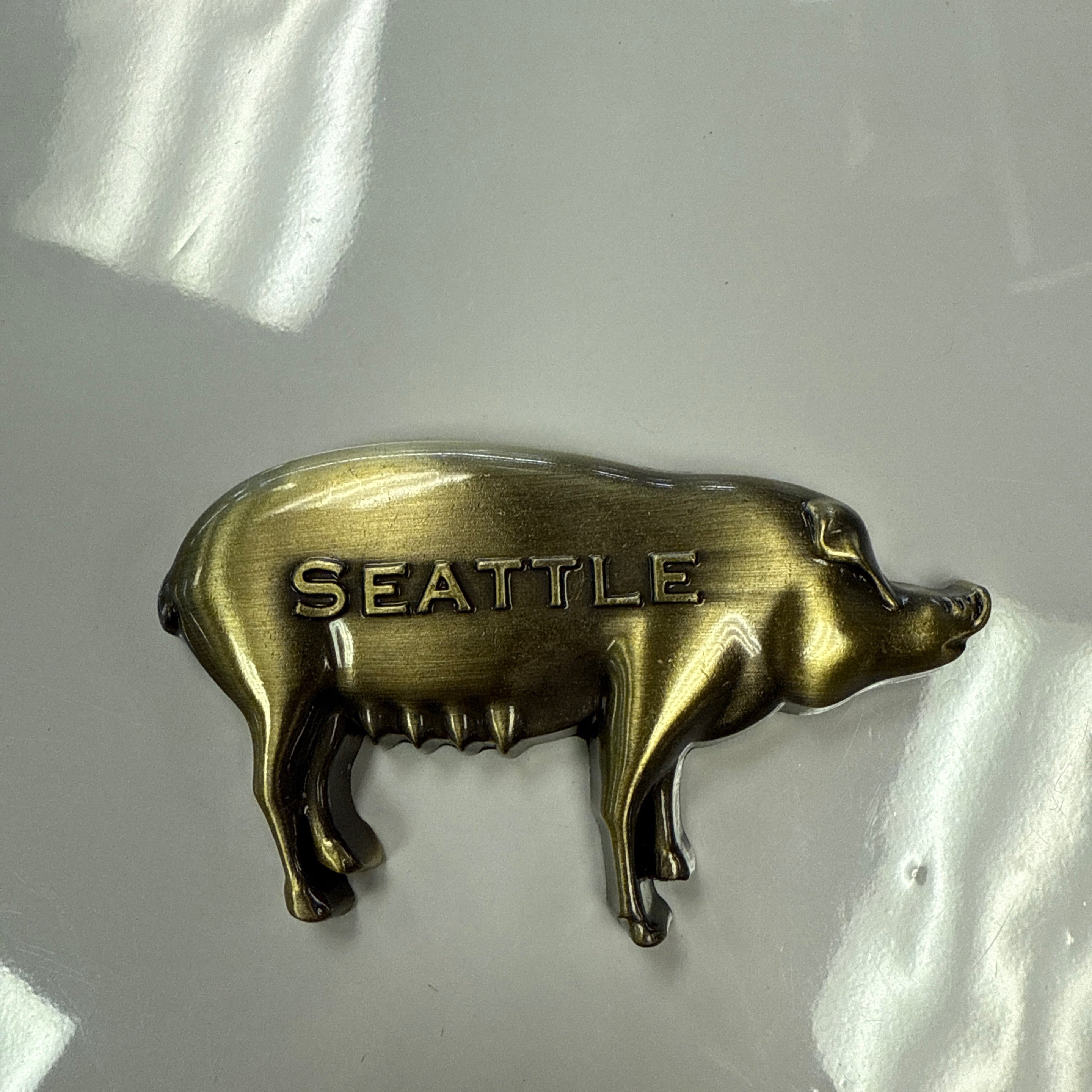 22325 Rachel The Pig Metal Magnet