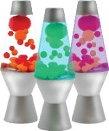 Lava® Lamp - Squish N Flow Mini Lava Lamp - 3 Pack - Glow in the Dark Lava